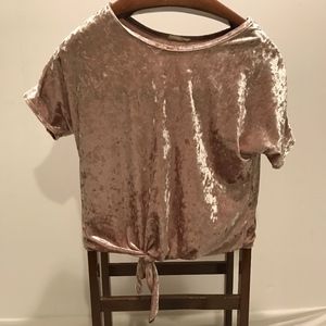 velvet t-shirt